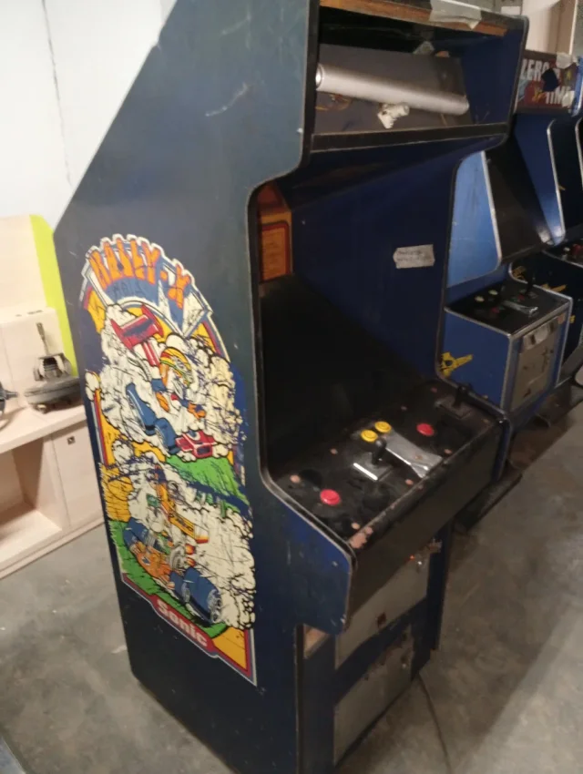 Rally-X Namco original 1980 antes de restaurar